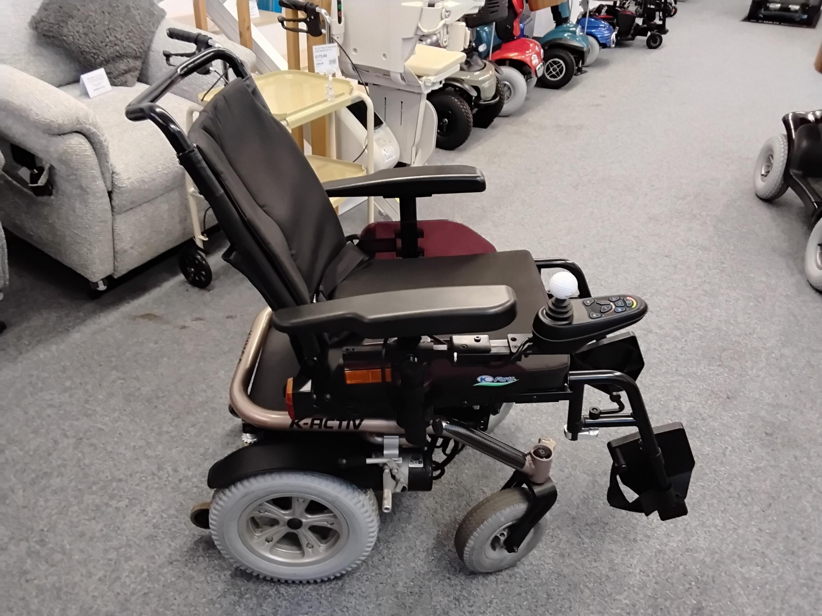 K-ACTIV (REHAB) in Metallic Mink | Refurbished Powerchair North Point