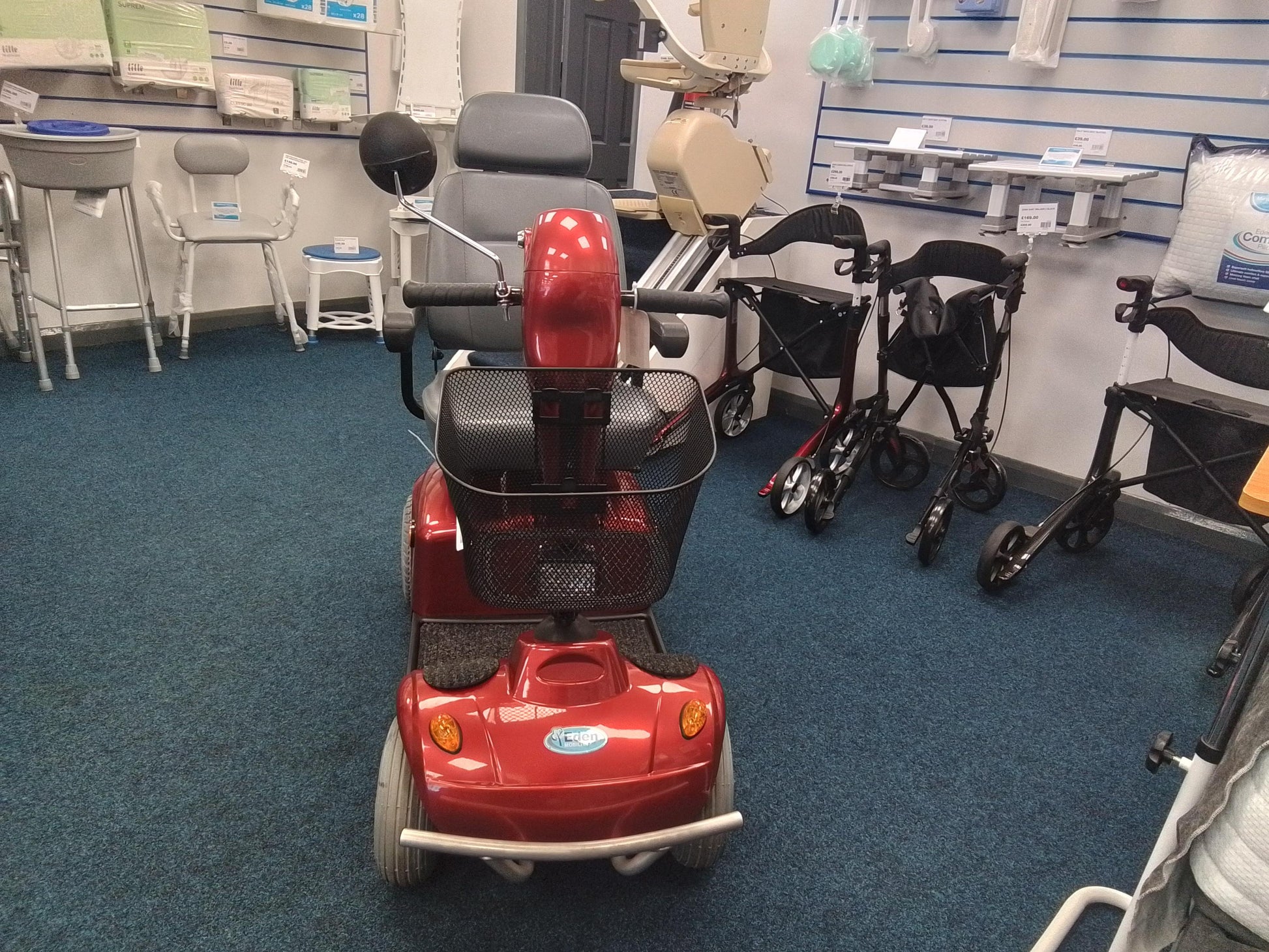 Freerider Mayfair (Red) - Eden Mobility