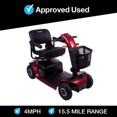 Pride Colt Plus in Red | Refurbished Mobility Scooter Hull