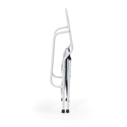 step ladder with safety handrails