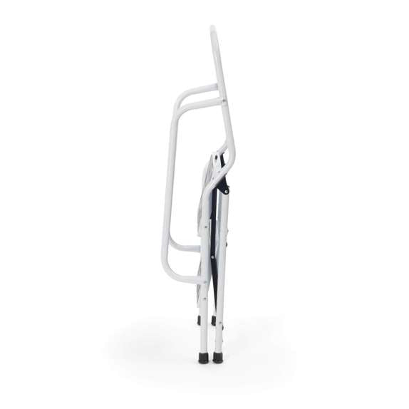step ladder with safety handrails
