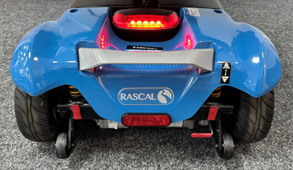 Rascal vista rear view (blue) - Eden Mobility