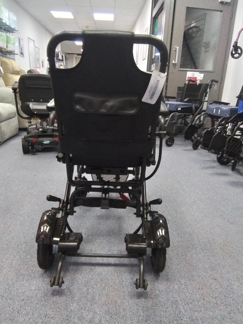Rear View Reconditioned Black Powerchair Barnsley (Derby)