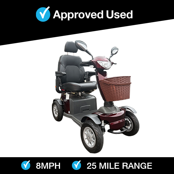Roadmaster Plus R - Maroon | Selby - Eden Mobility