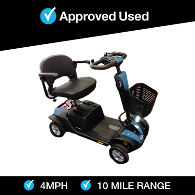 Roma Denver Graphite in Blue | Refurbished Mobility Scooter Peterborough