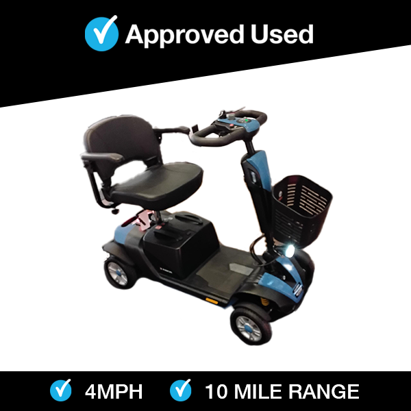 Roma Denver Graphite in Blue | Refurbished Mobility Scooter Peterborough