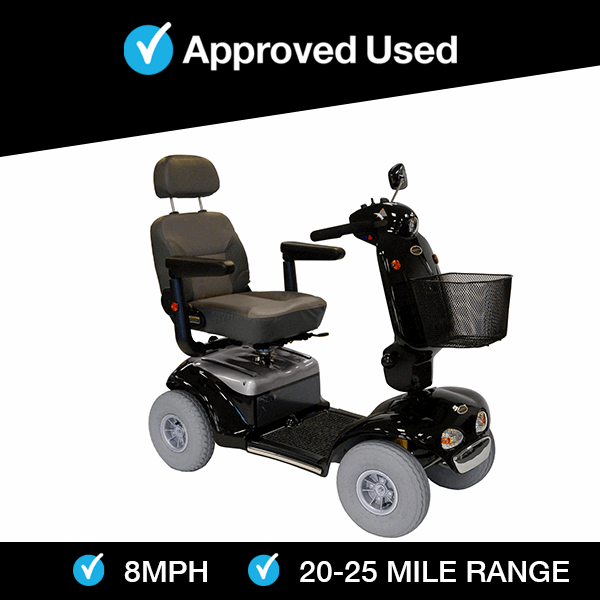 Roma Shoprider Cadiz - Black | Doncaster