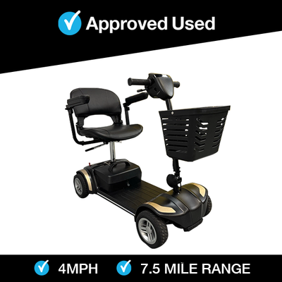 Roma Virgo in Gold | Refurbished Mobility Scooter Bridlington