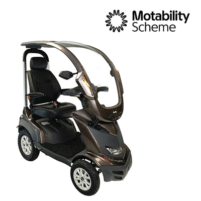 The Royale 4 8mph Mobility Scooter With Canopy