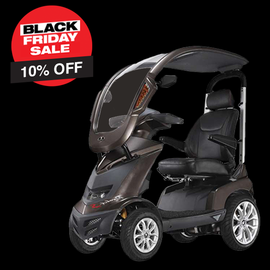 The Royale 4 8mph Mobility Scooter With Canopy