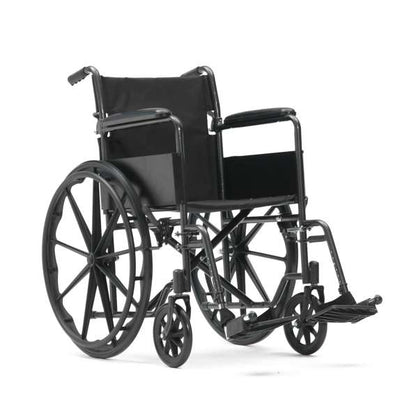 Silver Sport Steel Self Propel Wheelchair - Folding Back - Eden Mobility