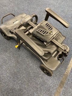 Scooterpac Atom folded view (black) - Eden Mobility