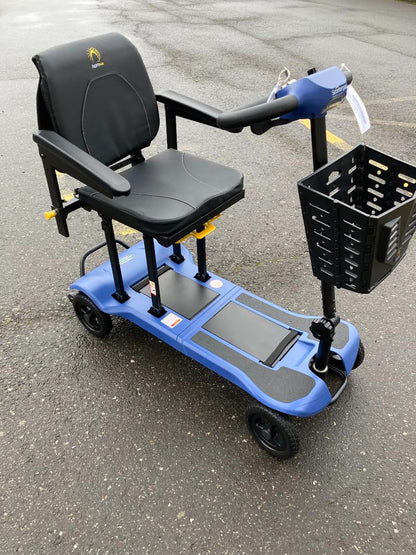 Side View Reconditioned Blue Scooter Barnsley (Scooterpac)