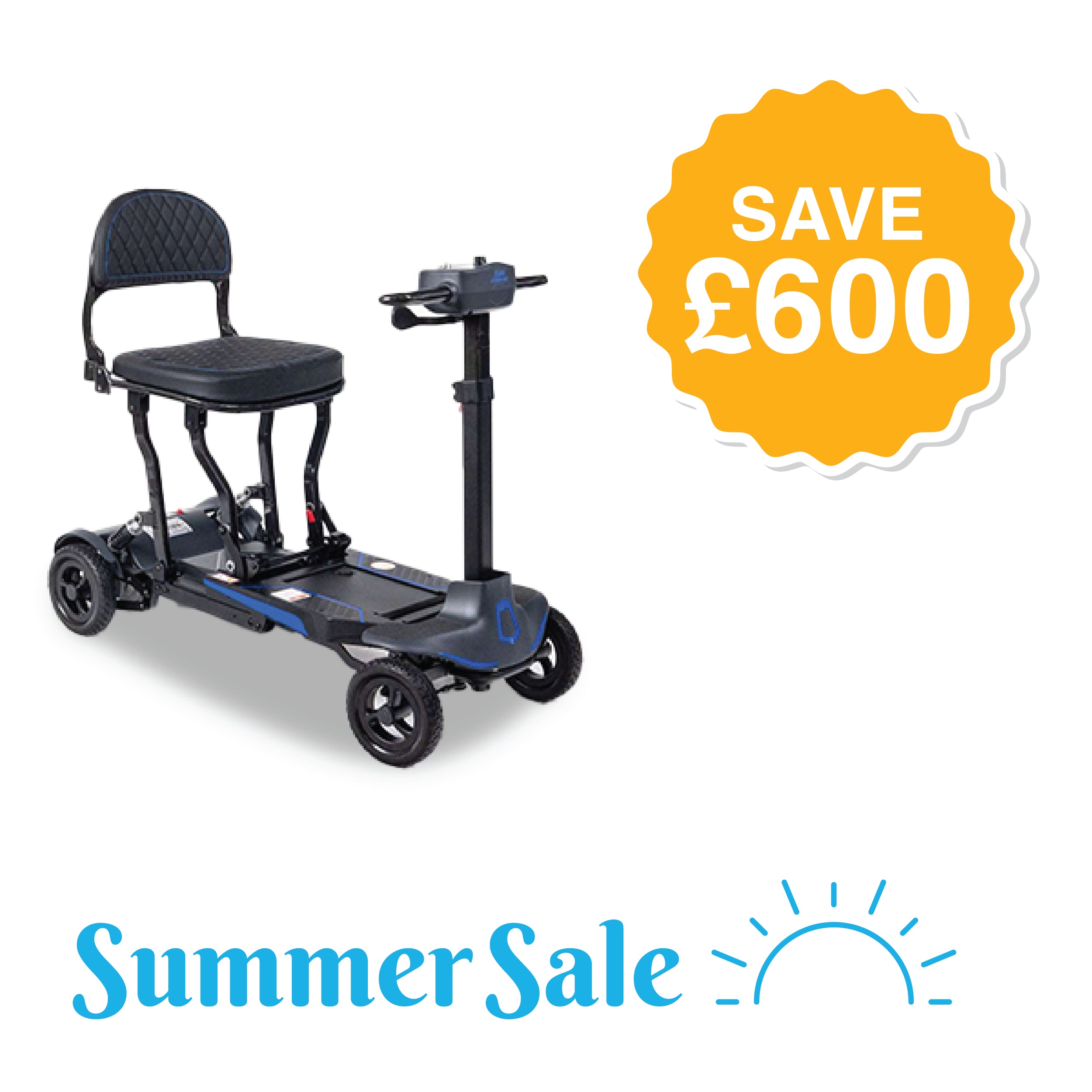 The Eden Supa Carbon Lite 4mph Mobility Scooter