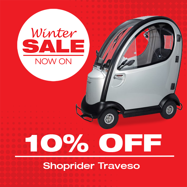 Shoprider Traveso Cabin 8mph Mobility Scooter