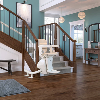 The Eden Curvemaster Air - Modern Curved Stairlift - Eden Mobility