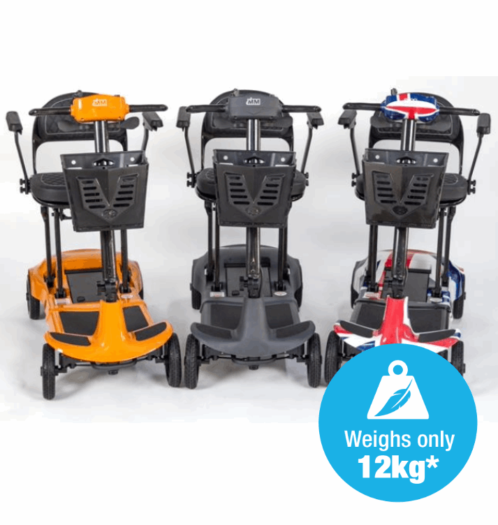 3 Eden Genie Ultralight Mobility Scooters