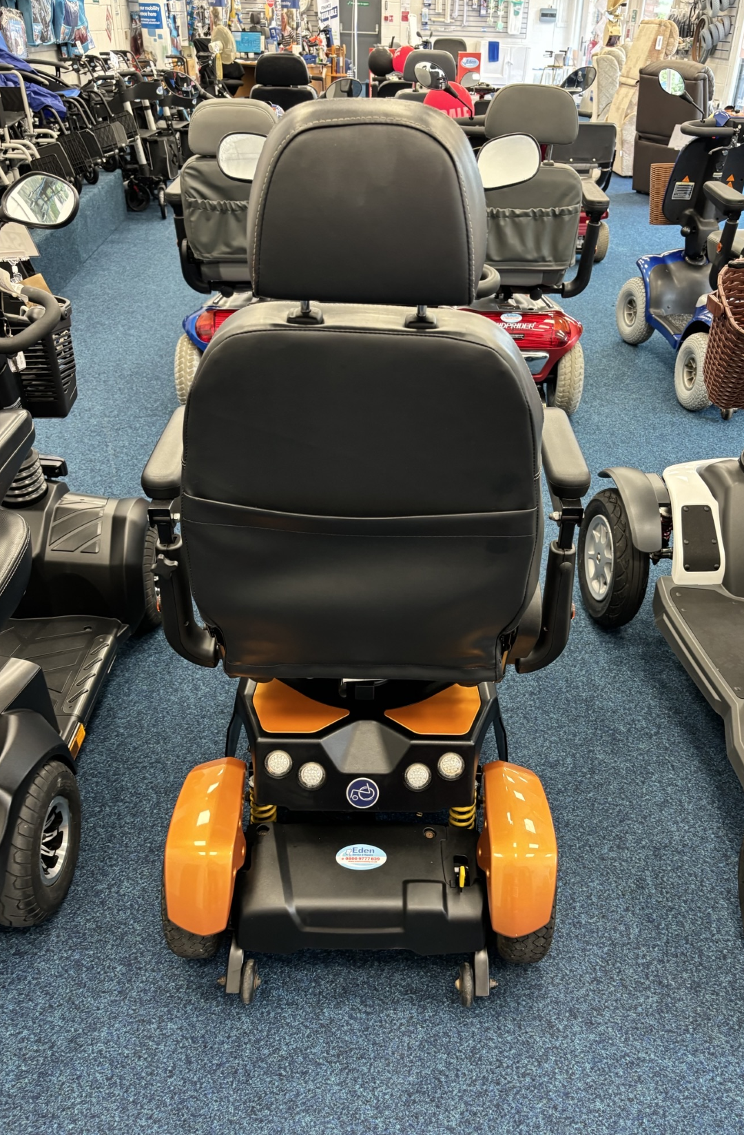 Vanos Dx8 Deluxe Orange - Eden Mobility