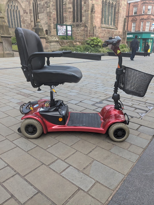 Elec Mob Ultralite 480 Red - Eden Mobility