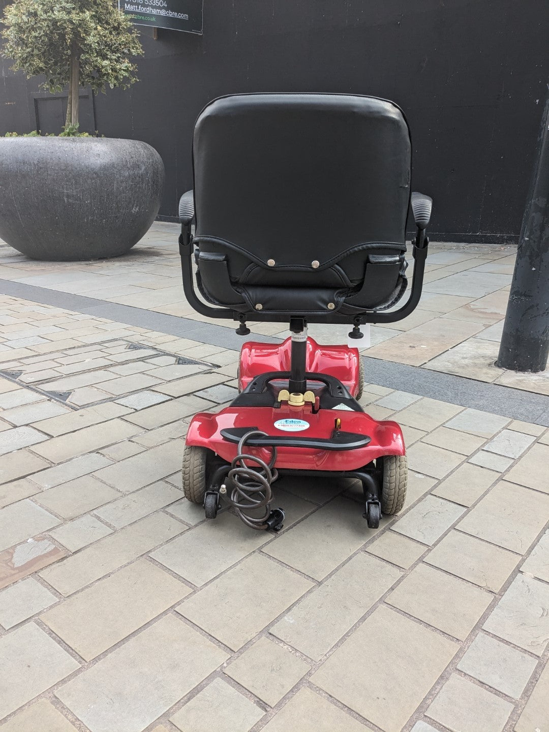 Elec Mob Ultralite 480 Red - Eden Mobility