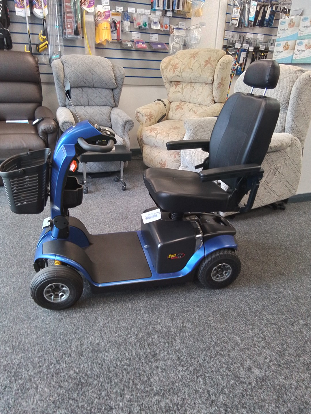 Pride Colt Deluxe 2.0 Blue - Eden Mobility