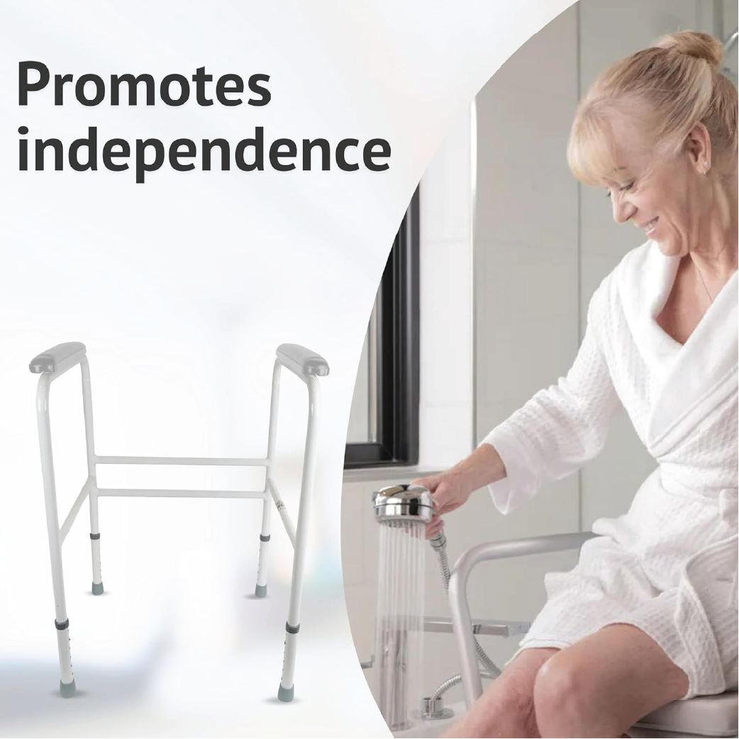 Adjustable Height Toilet Surround