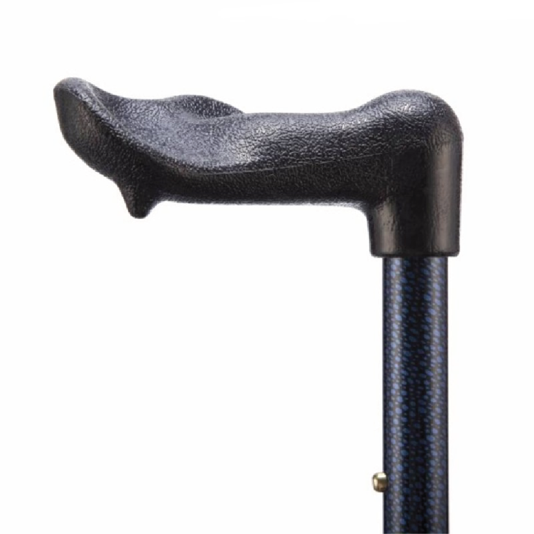 Ice Blue Arthritis Grip Cane (Right Handed) - Eden Mobility