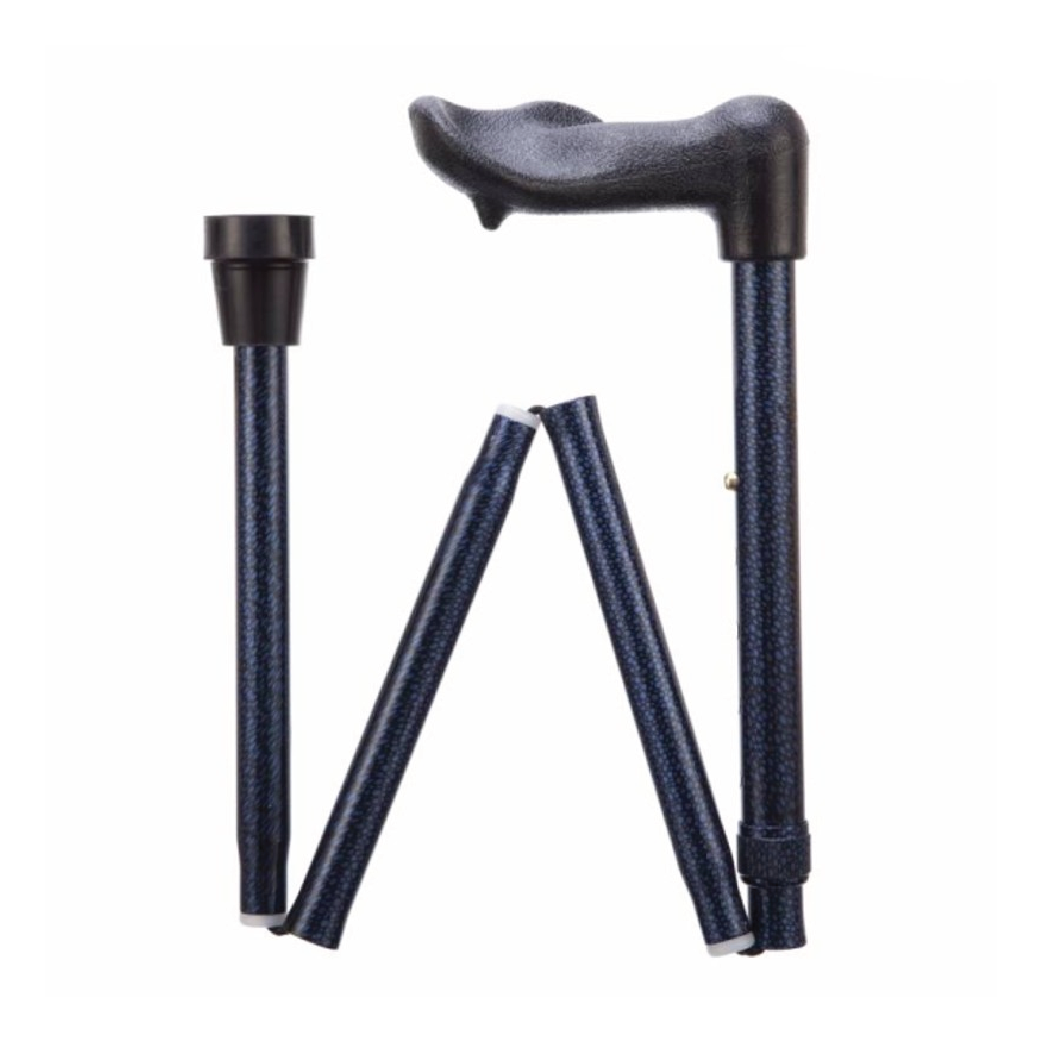 Ice Blue Arthritis Grip Cane (Right Handed) - Eden Mobility
