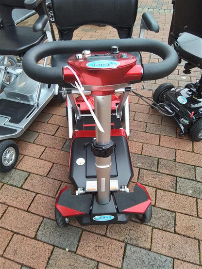 Drive Autofold Elite Front view (Red) - Eden Mobility