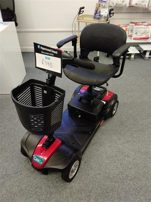 Careco Zoom in Red | Refurbished Mobility Scooter North point