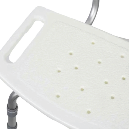 Alerta Aluminium Shower Stool with Back