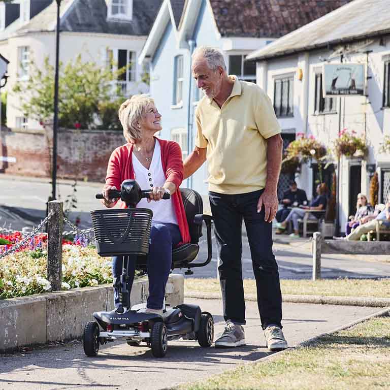 The Eden Alumina Lightweight Mobility Scooter