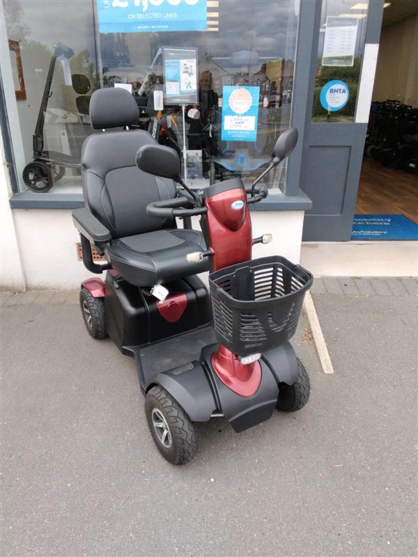 Excel Roadster DX8 in Red | Refurbished Mobility Scooter Ripley