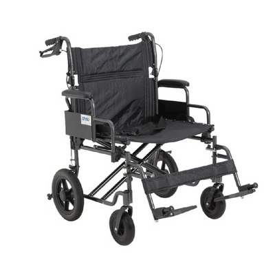 Alerta Transit Wide Heavy-Duty Aluminium Wheelchair - Eden Mobility