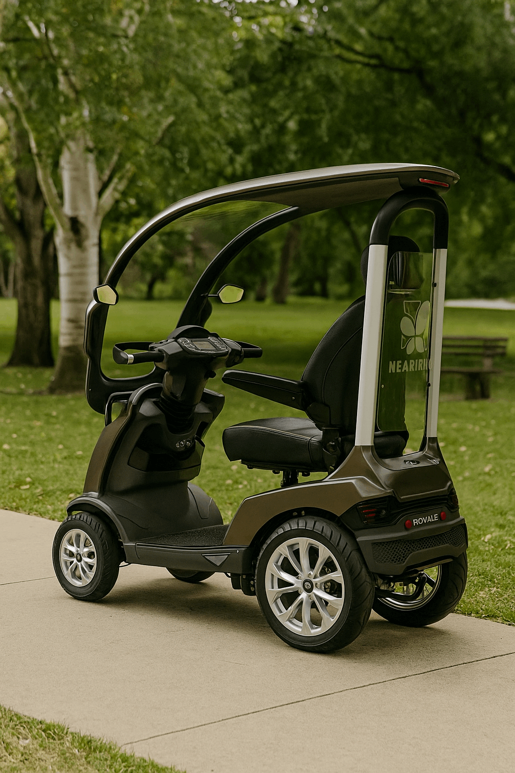 The Royale 4 8mph Mobility Scooter With Canopy