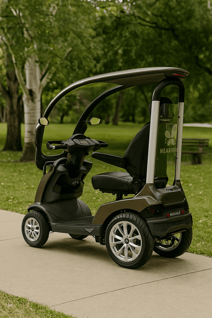 The Royale 4 8mph Mobility Scooter With Canopy