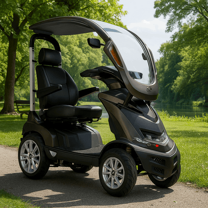 The Royale 4 8mph Mobility Scooter With Canopy