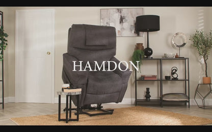 The Hamdon Rise & Recliner Chair | Dual Motor | Heat & Massage