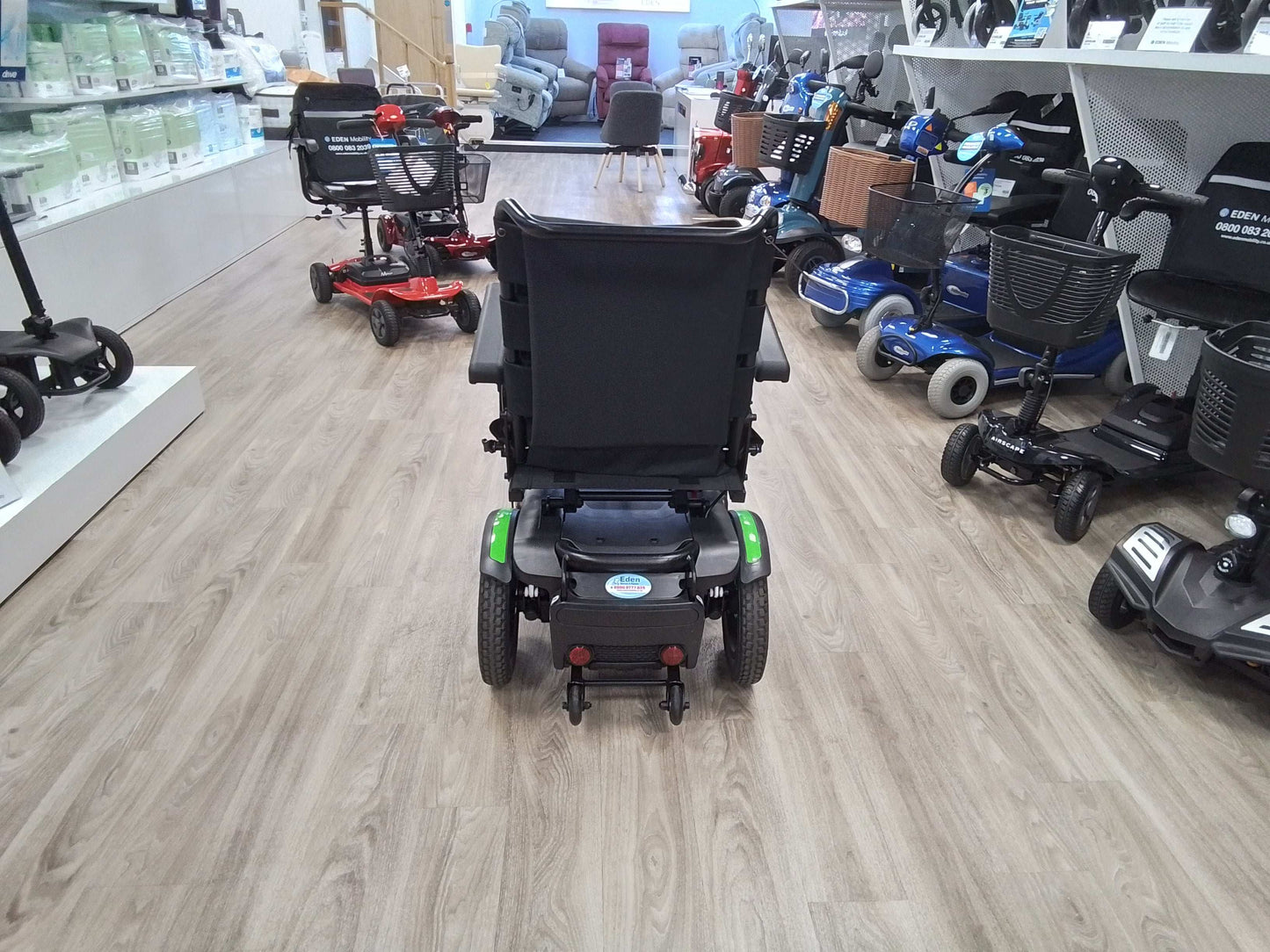 Quickie Q100R - Green | Washington - Eden Mobility