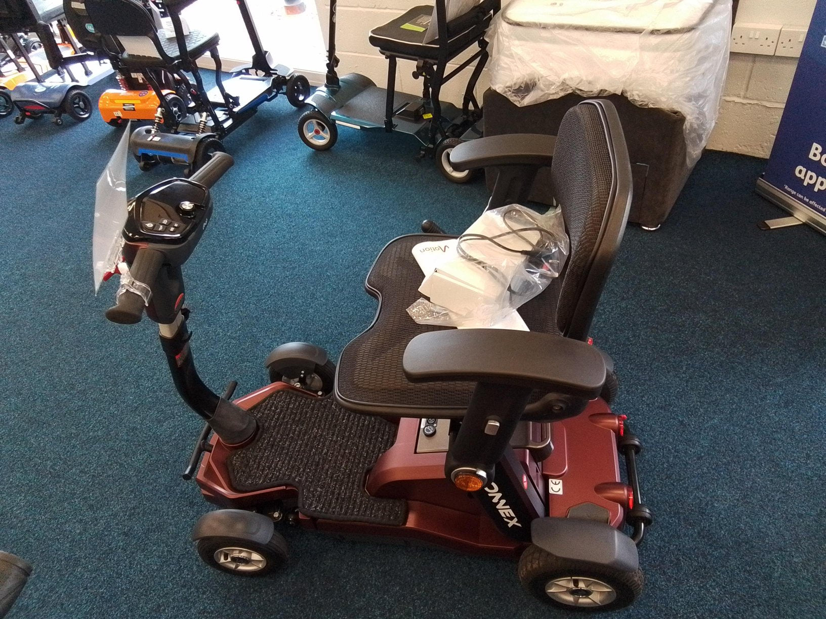 Motion Connex in Red | Refurbished Scooter Sheffield