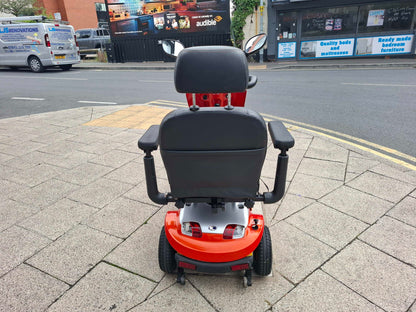 Orange Kymco Midi scooter backview