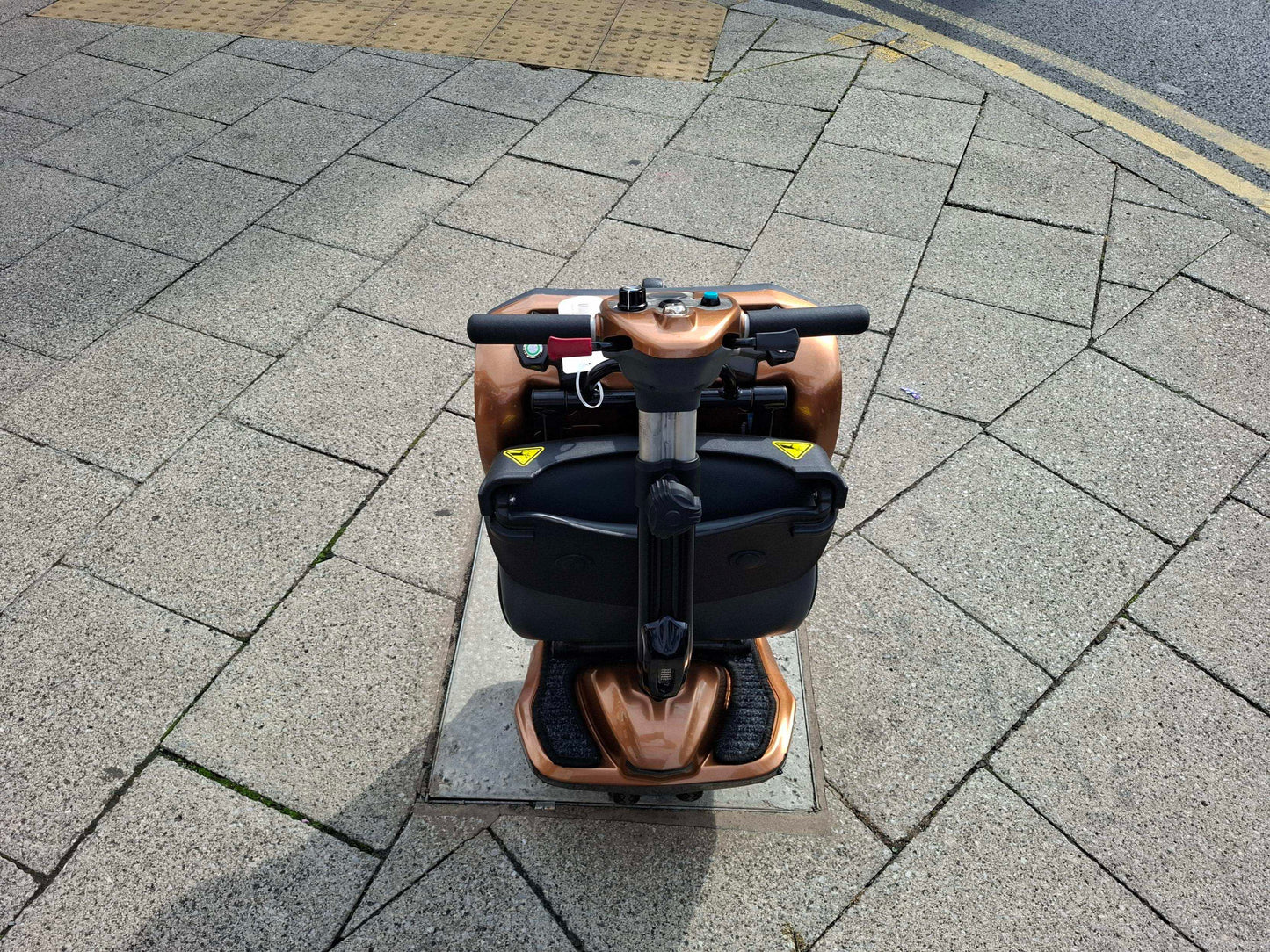 Folded Drive Dual Wheel Autofold Bronze Mobility Scooter