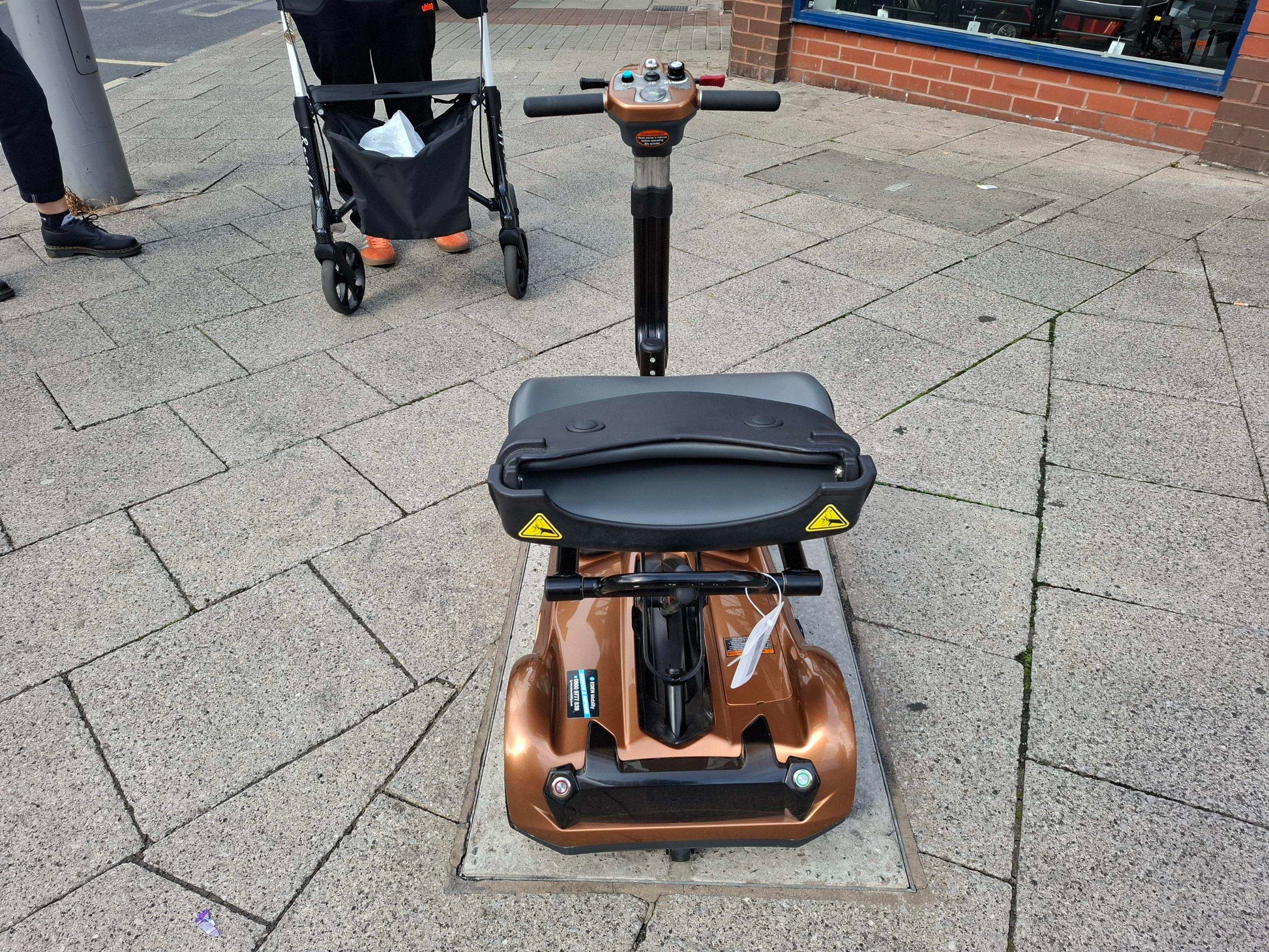 Drive Dual Wheel Autofold Mobility Scooter In Bronze