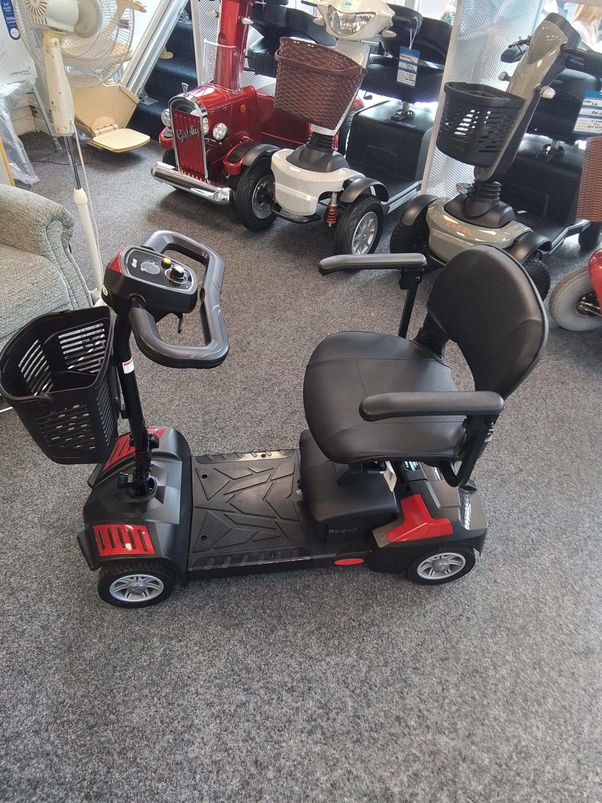 Drive Scout Mobility Scooter In Red