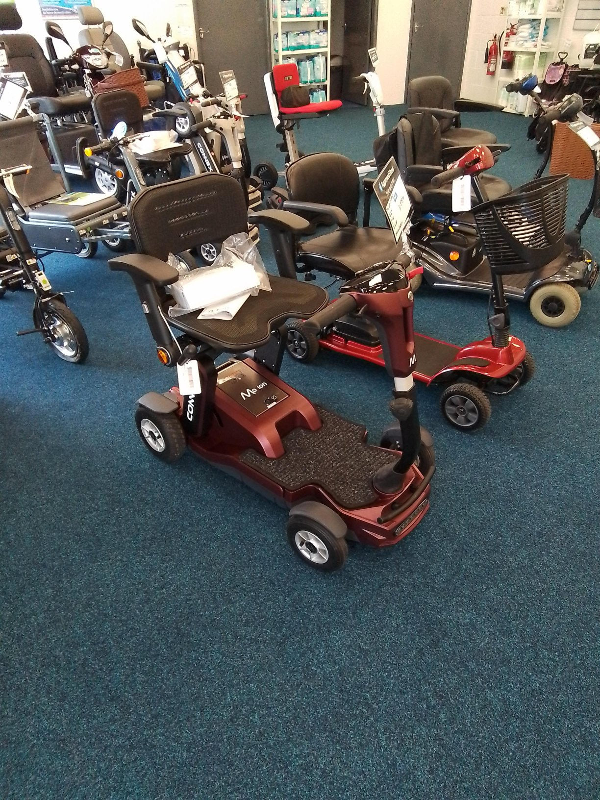 Motion Connex in Red | Refurbished Scooter Sheffield