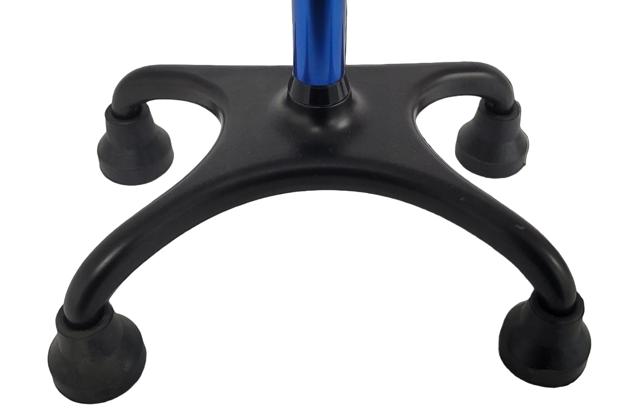 rehand wide quad base walking stick