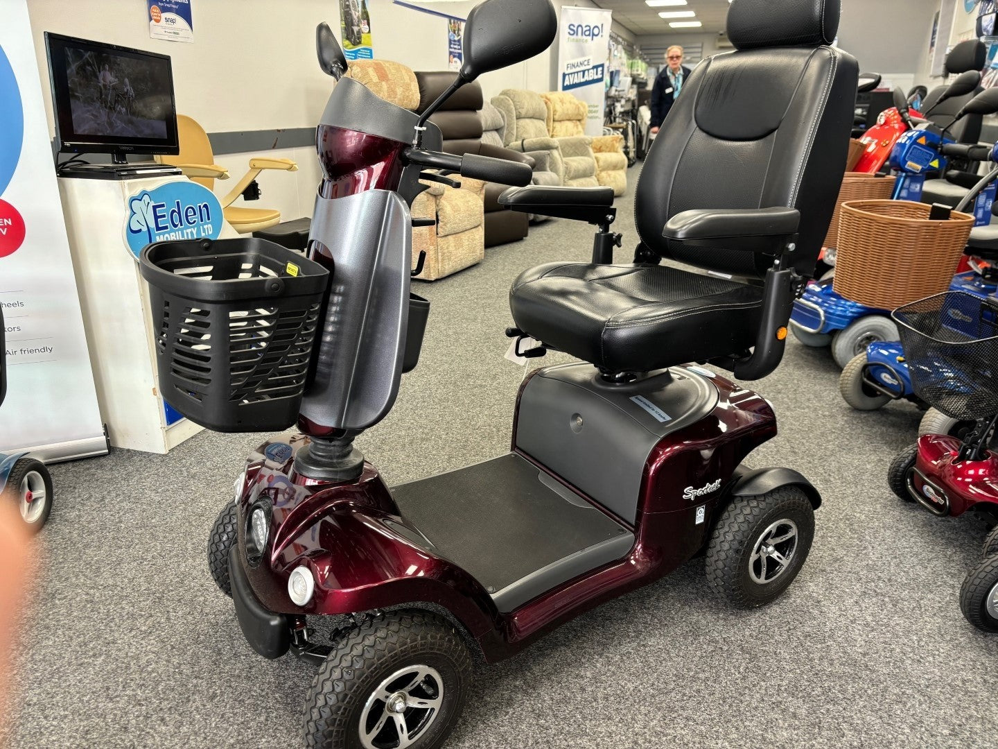 Vanos Sportrek Maroon - Eden Mobility